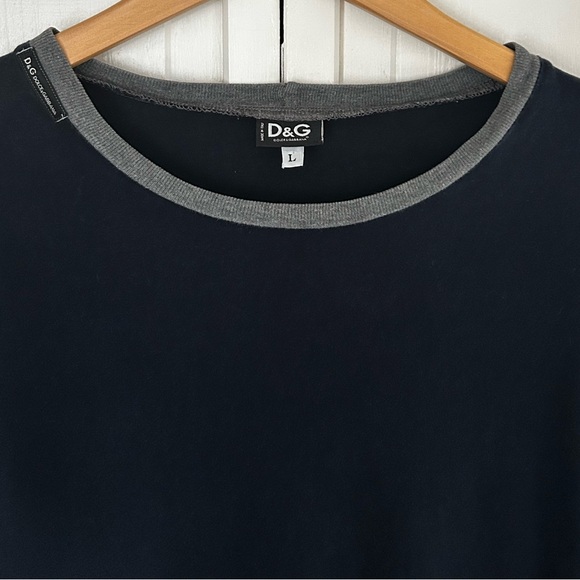 Dolce & Gabbana Men’s Size L Long Sleeve Crew Neck Tee - Picture 1 of 9